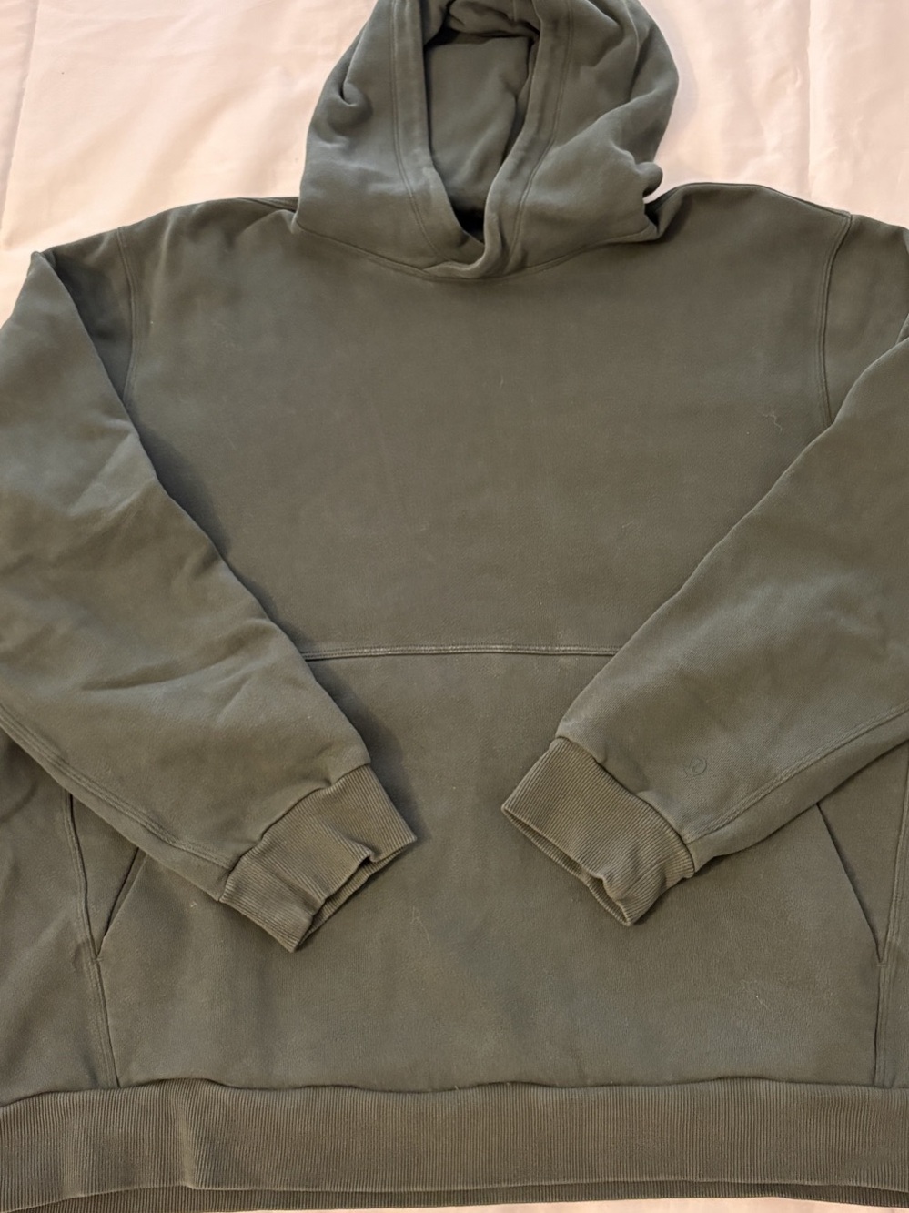 Lululemon Steady State Hoodie Size L Dark Green